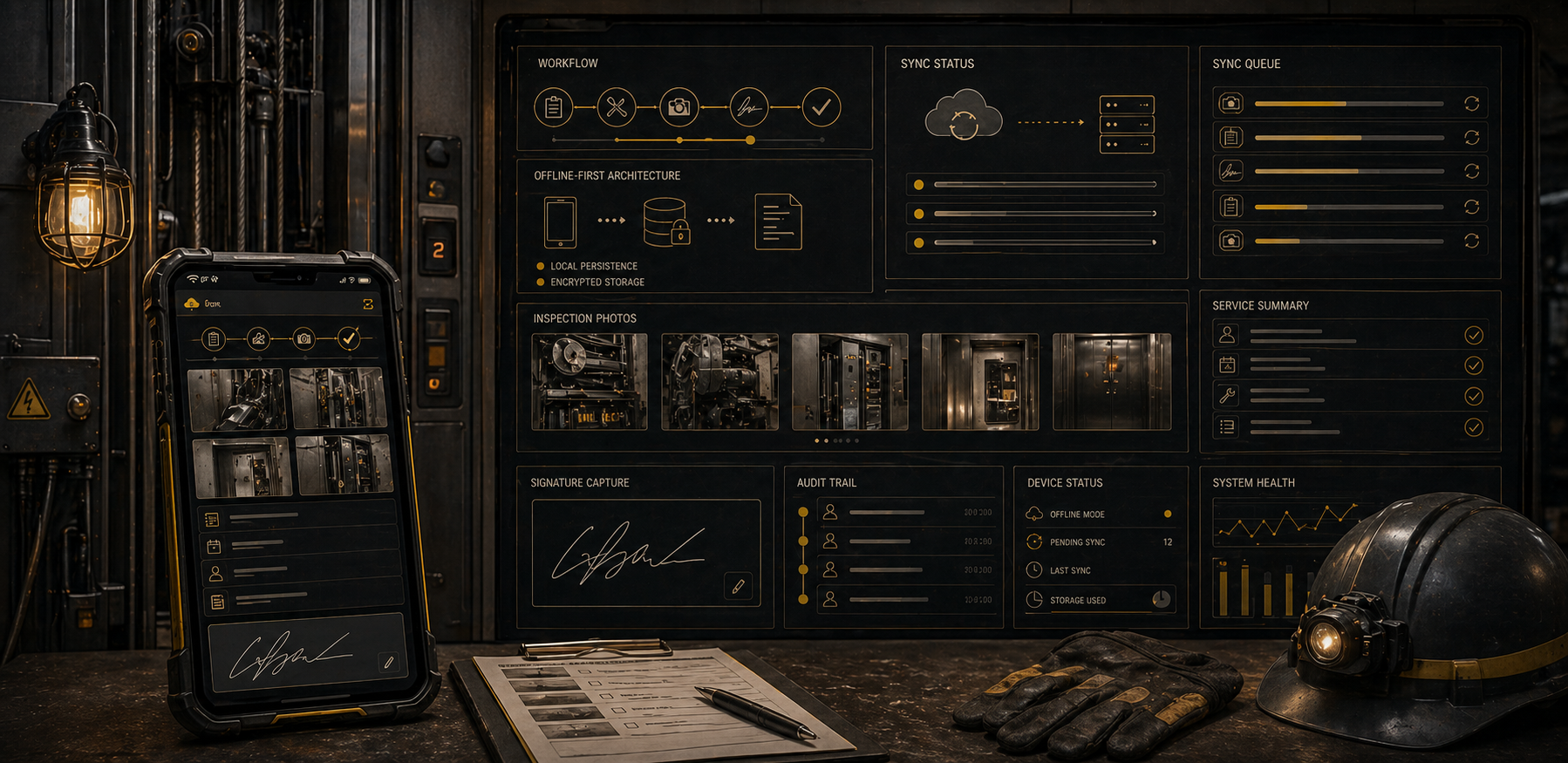 Offline-First Field Verification System project visual